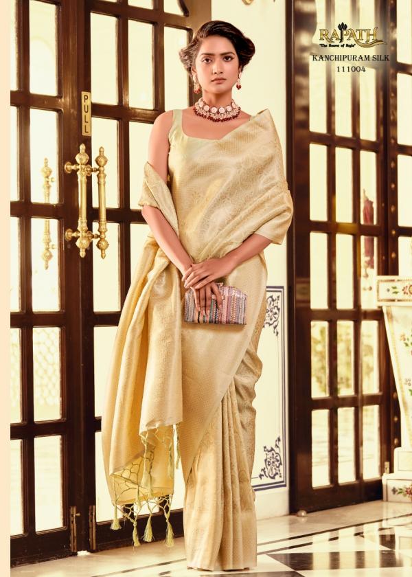 Rajpath Scarlet Silk Party Wear Designer Saree Collection